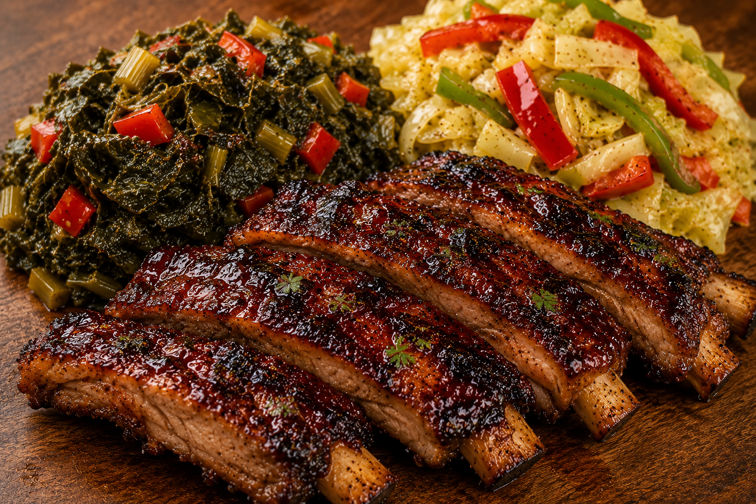 Chef Israel's BBQ Rib Plate — Southern Smokehouse